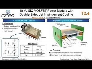 Mark Cairnie - 10 kV SiC MOSFET Power Module with Double-Sided Jet-Impingement Cooling