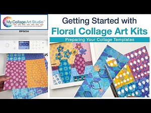 Getting Started with Floral Collage Art Kits | Preparing Your Floral Shapes and Vases