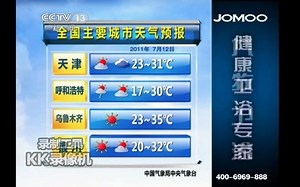 全国主要城市天气预报 20110712