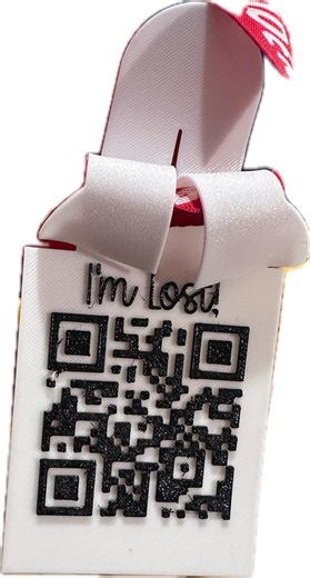Personalized Flexible QR Tag — for Luggage, Backpacks & Everyday Gear - STL/3MF - Etsy