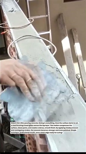 Smooth Concrete Finish Like a Pro! #concrete #construction #DIY