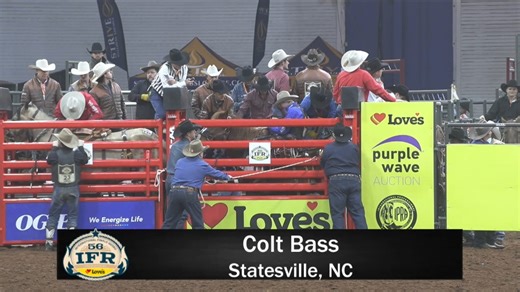 North Carolina… WHERE YOU AT?! 🔥 Colt Bass gets it done with a huge 80-point ride in Round Two! 💪 | International Professional Rodeo Association
