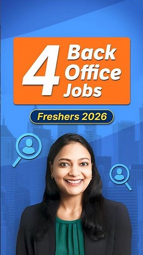 4 Back-Office JOBS Freshers Must Apply for in 2026 🔥