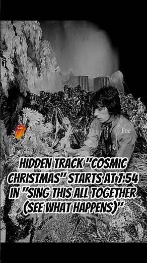 Hidden track "Cosmic Christmas" starts at 7:54 in "Sing This All Together (See What Happens)"