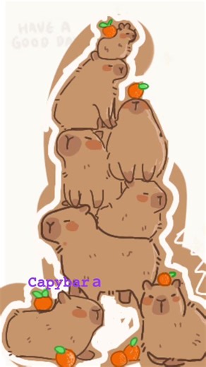 ｃａｐｙｂａｒａ (ｆｕｉ ｅｕ ｑ ｆｉｚ) #capybara #desenho#:Ｄ(ｍｕｓｉｃａ:ｐｏｐｉｔｏ)