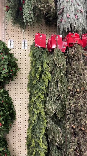 The viral hobby lobby garland is worth every. Single. Penny. 😩 it’s so full and realistic you only need one (depending on the space) and this bell garland! Only $5! Everything Christmas is half off in store. I could spend all day there 🎄 If you can’t find the garland in store because it’s selling out everywhere, I found one almost identical on Amazon. I’ll have it 🔗in my bio! Don’t forget to follow @Creatively.Crisp for all things home, DIY, and affordable finds! #organicmodern #christmasdeco