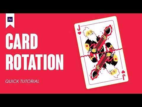 SMOOTH CARD ROTATION IN AFTER EFFECTS. TUTORIAL