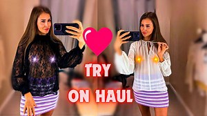 [4K] Transparent Try on Haul with Amy | new channel - YTboob