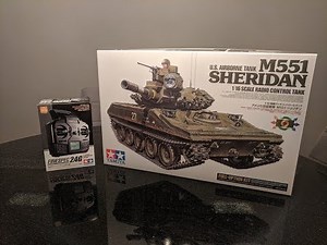 Tamiya 1/16 RC Full Option M551 Sheridan #56043 Build Video Part 2