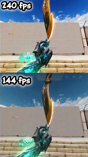 144FPS VS 240FPS #bloodstrike #fpsdifference #gamingaccessory