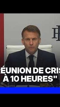 Wildfires: Emmanuel Macron to chair an interministerial crisis unit meeting tomorrow regarding th...