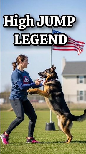 German Shepherd High Jump Training in USA 🇺🇸 #germanshepherd #dog #shorts