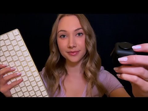 ASMR Pressing Buttons (clicking, fidgeting, typing sounds)