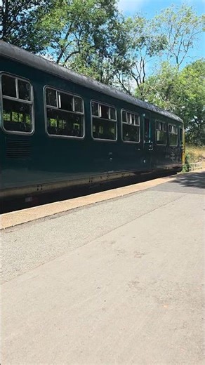 KWVR Diesel Train Arriving at Haworth Station 4k