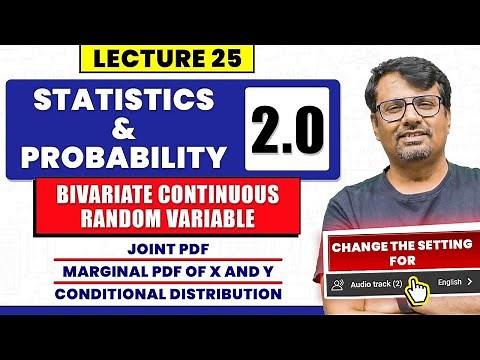 Bivariate Continuous Random Variable, Joint PDF, Marginal PDF x and y | By GP Sir