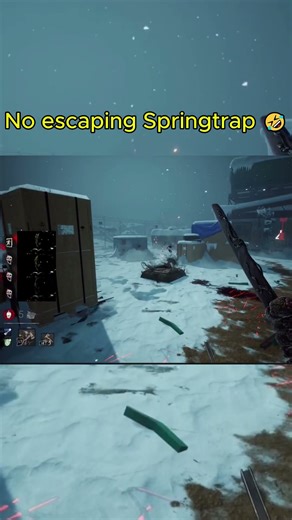 New Springtrap bug in DBD 🤣 #deadbydaylight #dbdmemes #funnydbd #gaming #springtrap