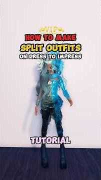 how to make SPLIT FITS on Dress to Impress #dresstoimpress #roblox #dti