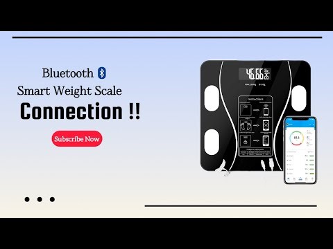 How to connect Bluetooth Body Scale to the App || Step-by-Step Guide #unboxing #weightmachine