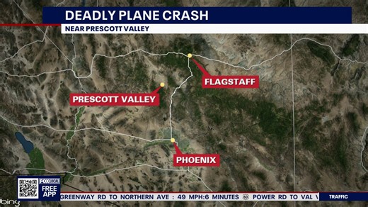 Deadly plane crash near Prescott Valley