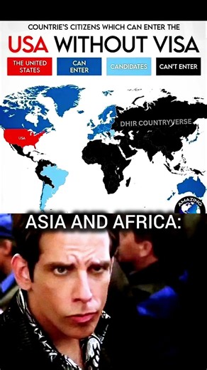 “Which Countries Can Enter USA Without Visa? 🌍 | #shorts #geography #countries