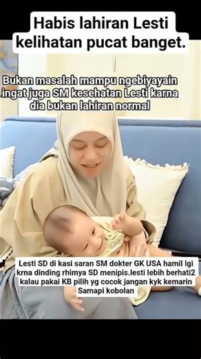Lesti looks really pale after giving birth #trending #shortvideo #viralvideo #fyp