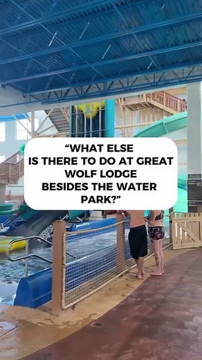 IYKYK. The lobby at Great Wolf Lodge is where it’s at – dance parties, yoga tails, and more! | Great Wolf Lodge