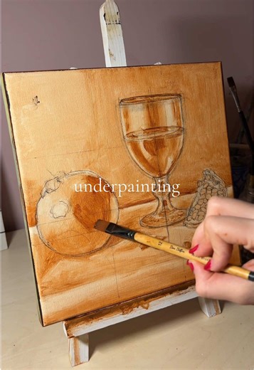 Creating an Underpainting for My Newest Piece