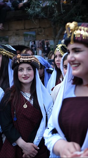 Yazidi minorities in Iraq mark a new year with traditional celebrations at the Temple of Lalish near the Kurdish city of Duhok. Read more: https://news.ae/441Pcak | The National