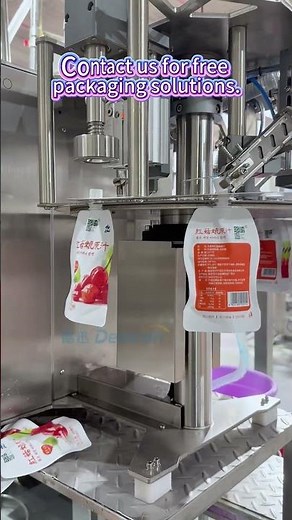 Spouted Pouch Juice Packaging Machine | Automatic Liquid Filling System