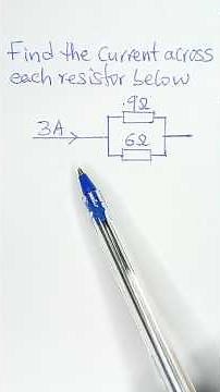 Physics: How to Find Current in Parallel Resistors Connection