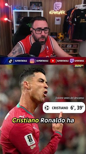 CRISTIANO RONALDO SCORES TWO GOALS AND WANTS MORE