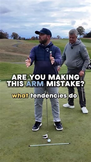 ⛳️ Your grip might be setting you up to fail — before you even take it back. Here’s what to check: 👉 Palms neutral, elbows in front 👉 Forearms level and balanced 👉 No twist, no tension 👉 Square face from the start Drop one hand too low and your path tilts left — now you’re stuck compensating. 🧠 Clean grip = clean geometry = clean roll. 📺 Full putting setup lesson now on YouTube — link in bio! #PuttingGrip #GolfFix #GolfSetup #GolfInstruction #PuttingPath #GolfMechanics #GolfTips #SquareFac