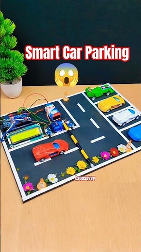 😱 Smart Car Parking System Using Arduino | Automatic Parking Tech 🚗 #Shorts #arduino #projects #toll