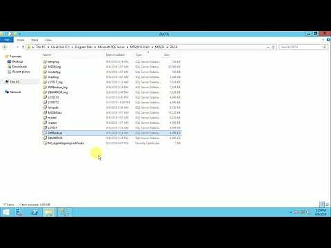 How to Move MDF & LDF files From One Drive to Other