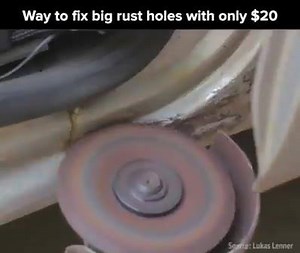 How To Temporary Fix Big Rust Holes On Car Without Welding Under $20 Facebook | Brilliantly