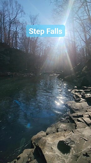 Step Falls is a series of small waterfalls located on the Little Duck River at Old Stone Fort State Park in Manchester, Tennessee. | Outdoor Adventures in Tennessee