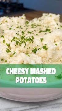 Ultimate Cheesy Mashed Potatoes Recipe – Creamy, Buttery, and Loaded with Cheese!
