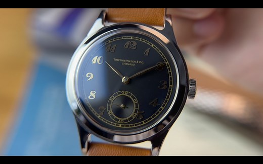 昙时Timethis小秒针手动机械腕表～国产腕表新锐