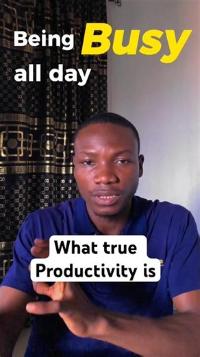 Being busy doesn’t guarantee productivity #productivity #mindset #goals