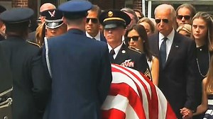 Casket arrives at Beau Biden funeral