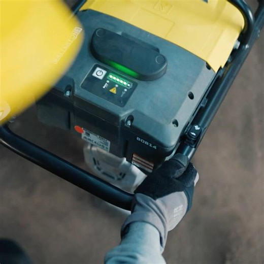Wacker Neuson Akkustampfer jetzt mit Drehzahlverstellung