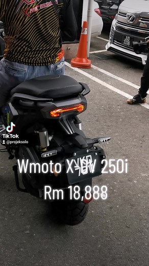 8.5K views · 221 reactions | #WMoto #xdv250i #mforce #newlaunching | Projek Solo | Facebook