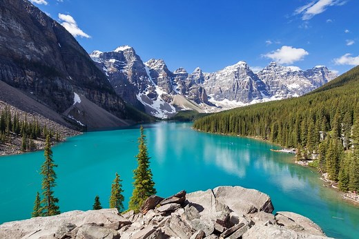 Lake Louise en Moraine Lake shuttle service en parkeren