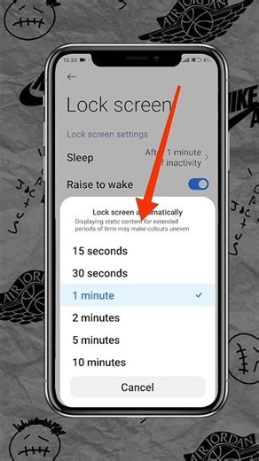 Lock screen automatically time problem fix mi poco 📳