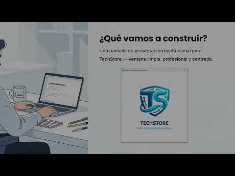 Así se diseña una ventana About en Java Swing | Diseño limpio con TechStorecero
