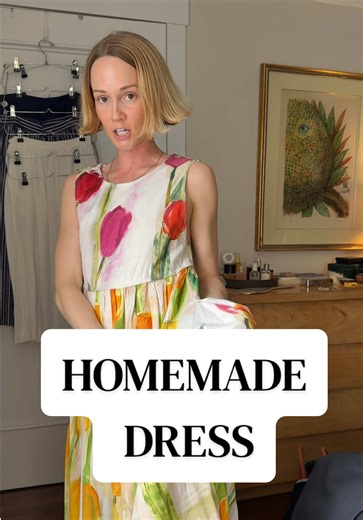 Over the pandemic I took to the sewing machine and had some fun learning how to sew a dress! #sewing #crafting #fashiondesign #clothingdesign #handmade