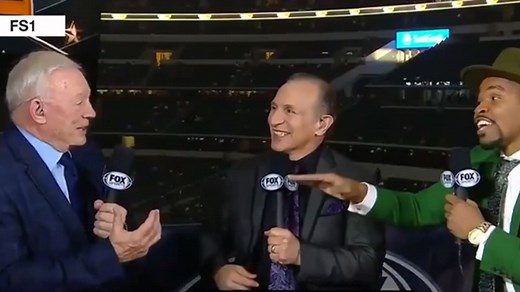 Dallas Cowboys owner Jerry Jones reacts to Odell Beckham Jr. trade