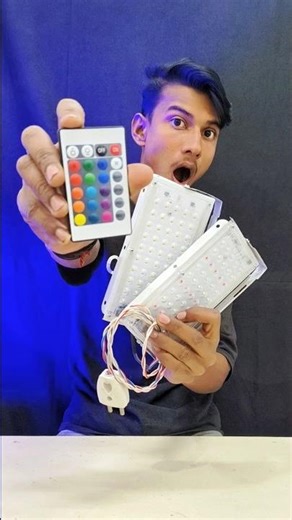 RGB LED Light Unboxing | RGB Strip Light | Best 50 Watt RGB Light | #experiment #electrical #shorts