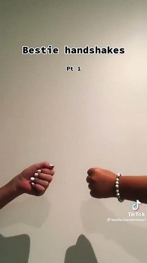 Best friends handshake