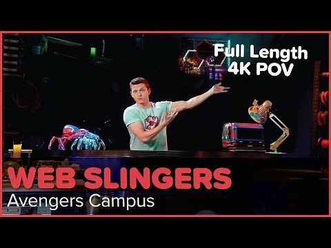 WEB SLINGERS: A Spider-Man Adventure, 4K POV | Avengers Campus